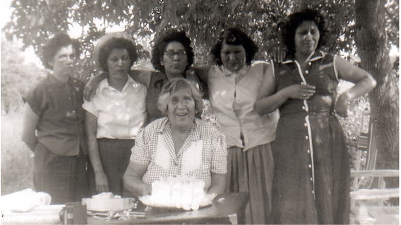 Emily Johnson in a group