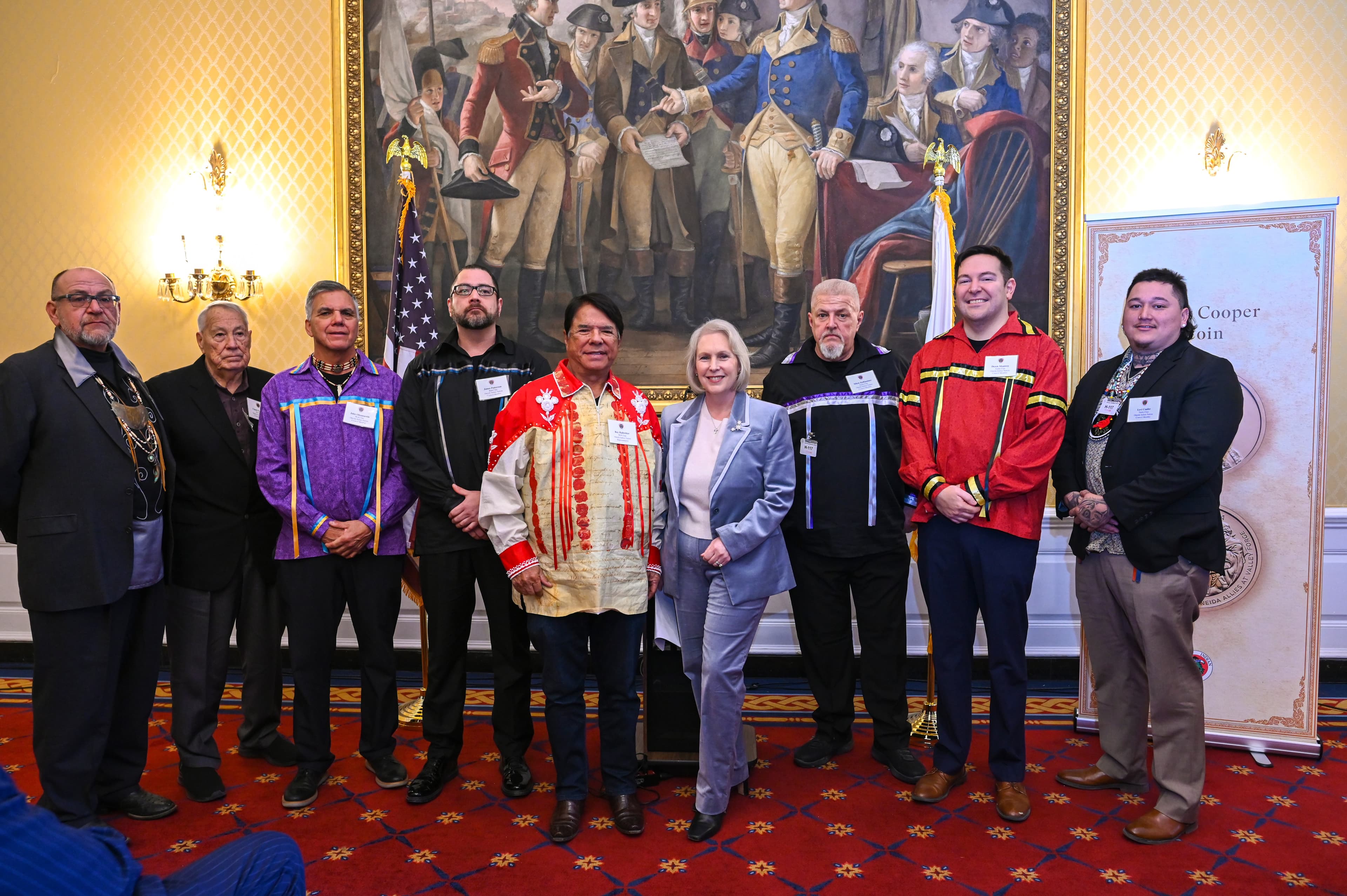 The Oneida Indian Nation Joins Congressional Leaders on Capitol Hill to Commemorate Polly Cooper $1 Native American Coin