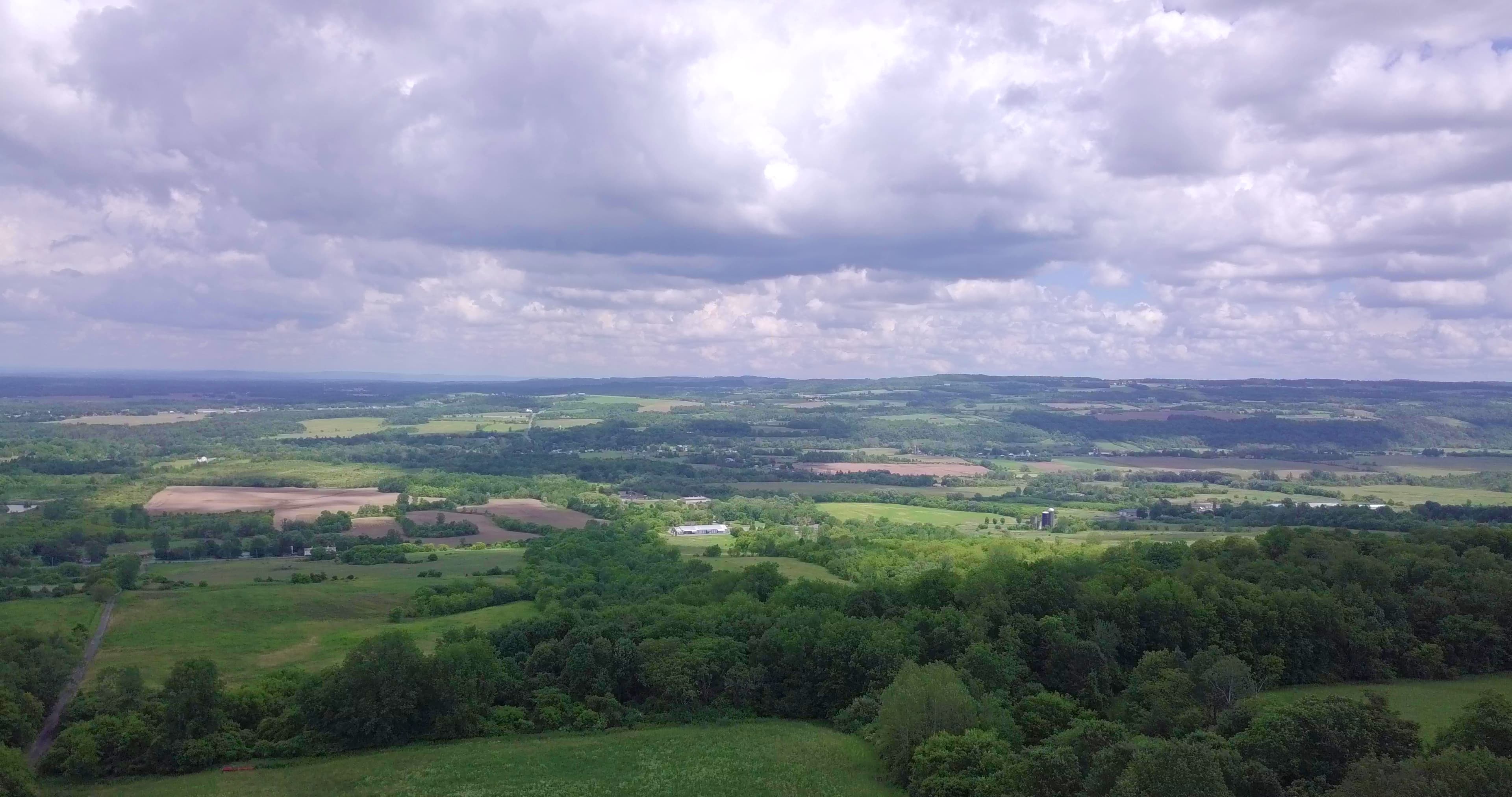 Photo of west hill above territory