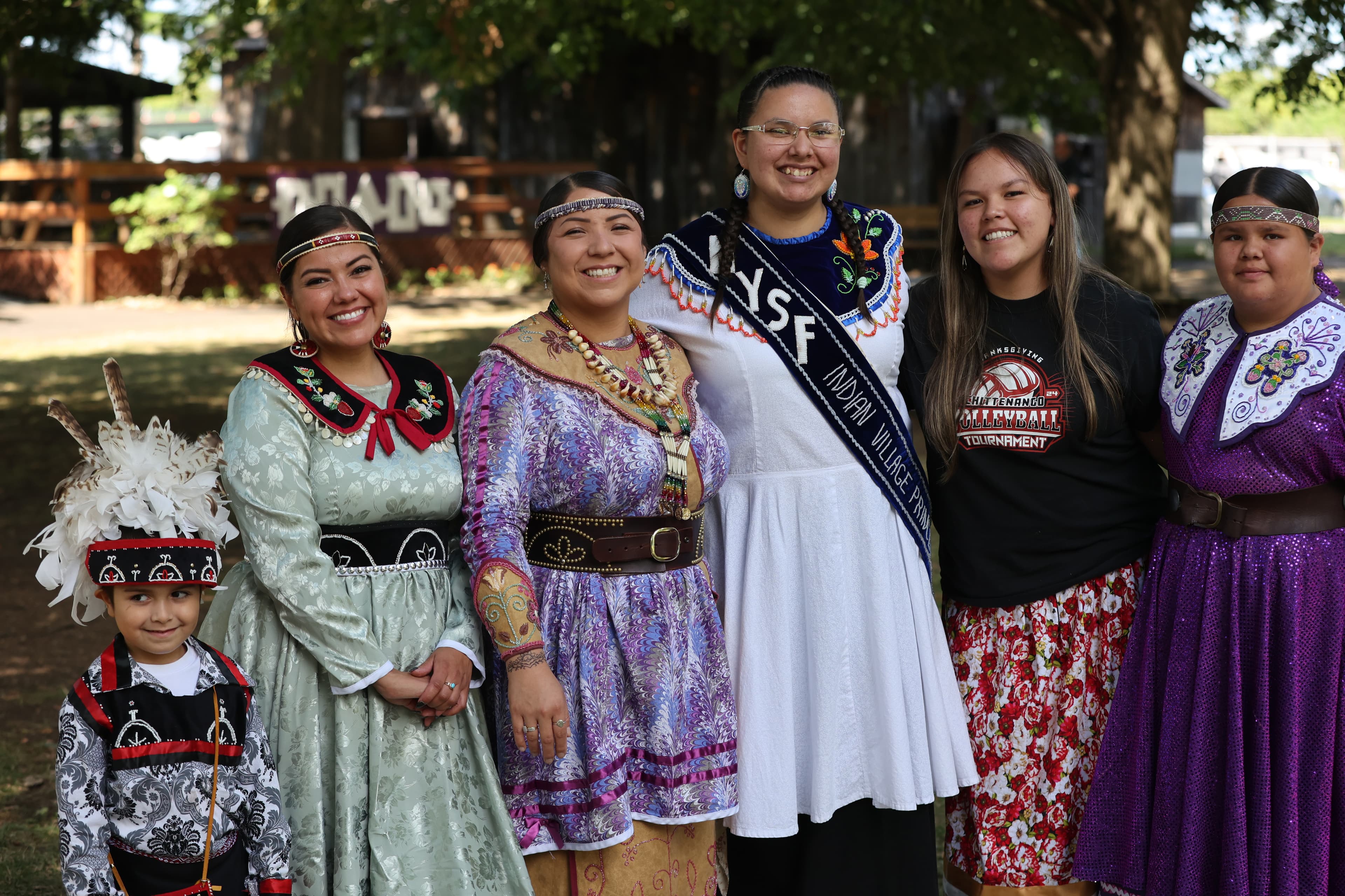 Nation Members in traditional attire