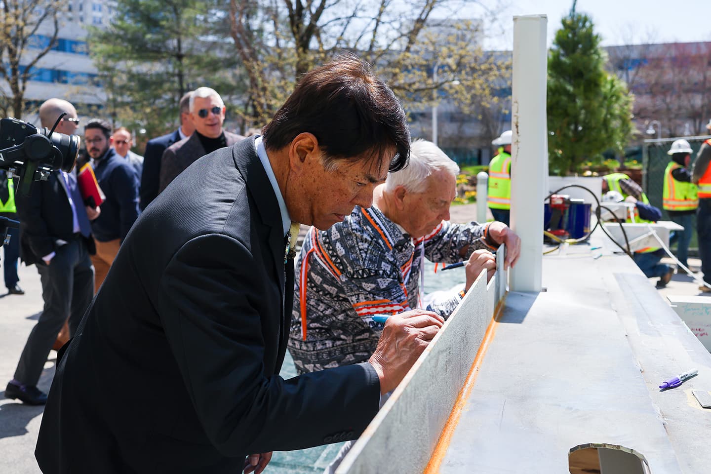 Crescent Hotel Topping Ceremony