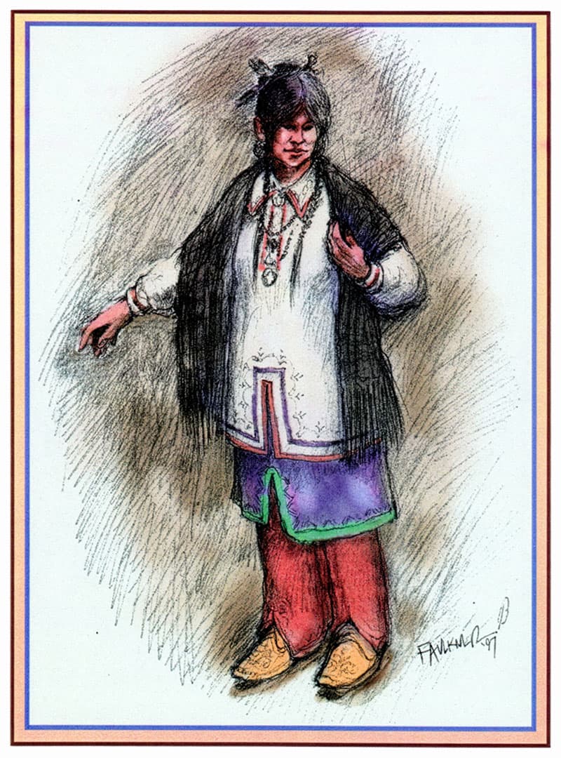 Drawing of Polly Cooper