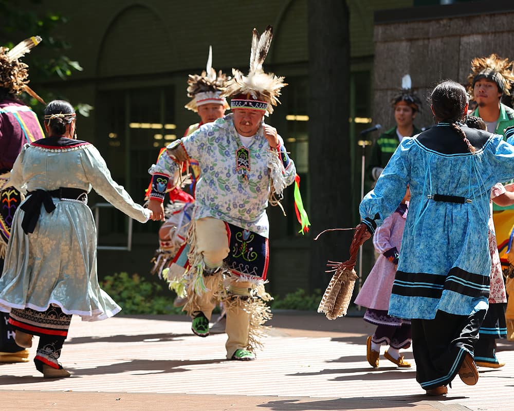 Oneida Dancers at the Haudenosaunee Village