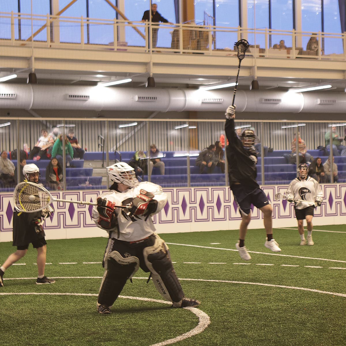 Lacrosse Players at Mary C. Winder