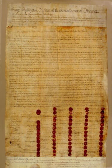 Phot of the Treaty of Canandaigua