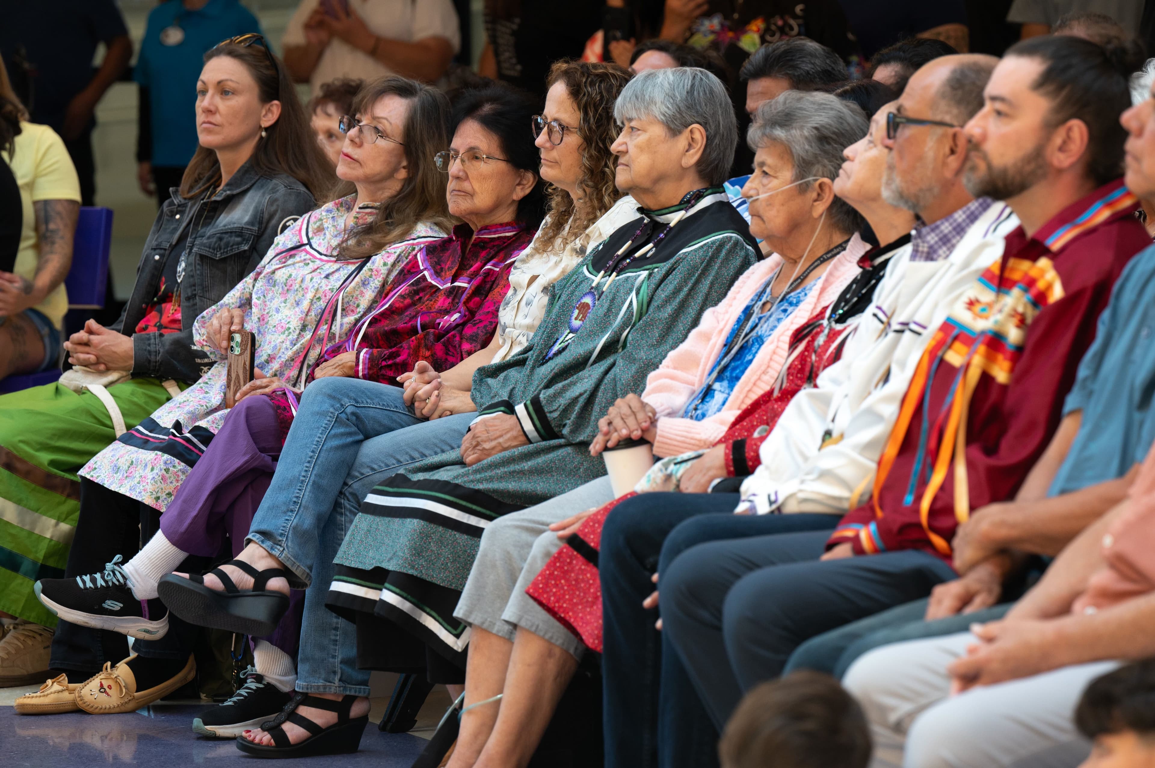 Cultural center-people seated