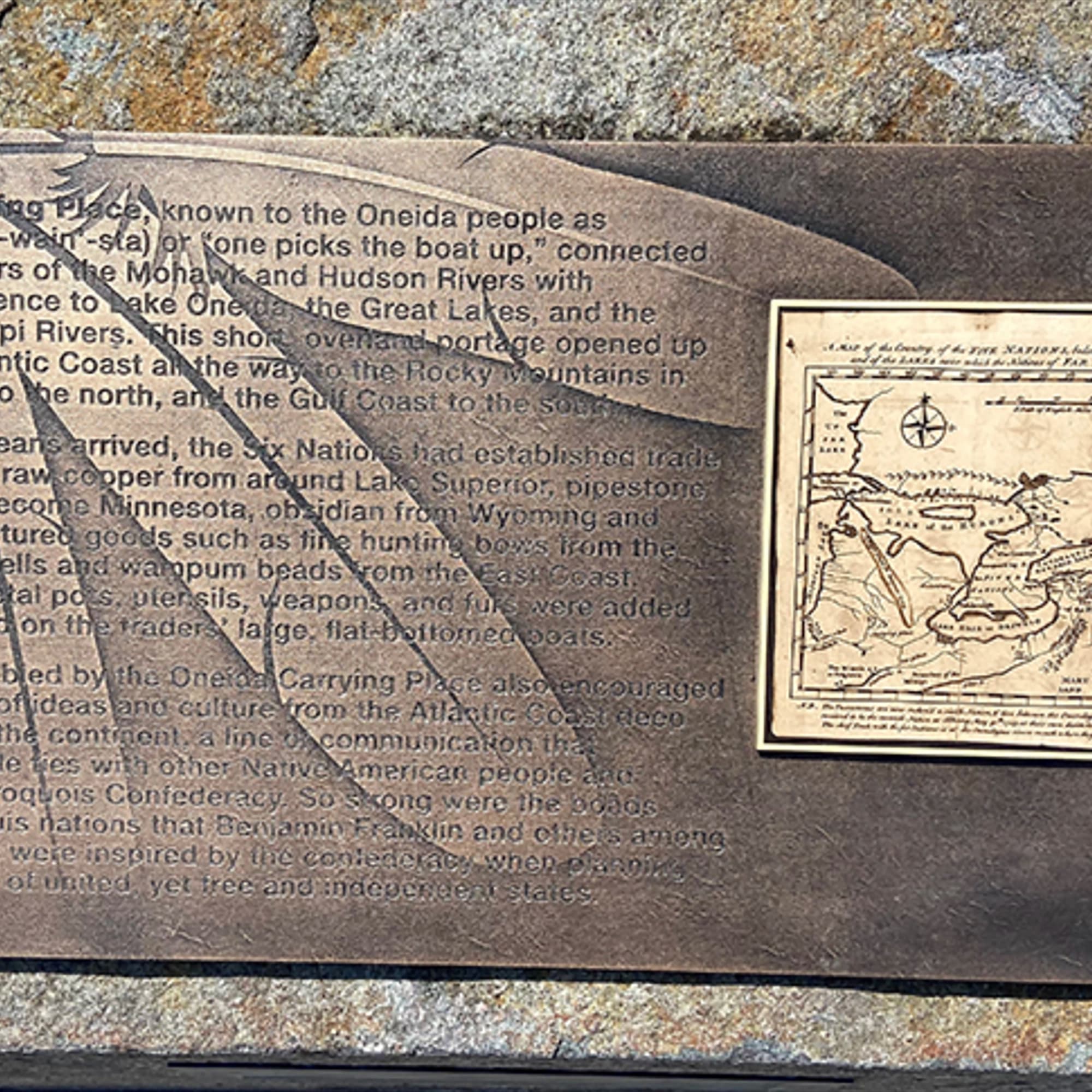 The Oneida Carrying Place public display